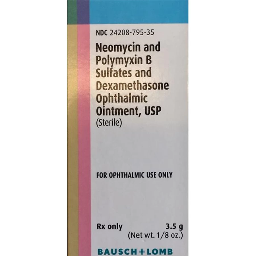PetSmart Neo Poly Dex Ophthalmic Ointment for Dogs & Cats – 3.5 g Antibacterial Eye Treatment