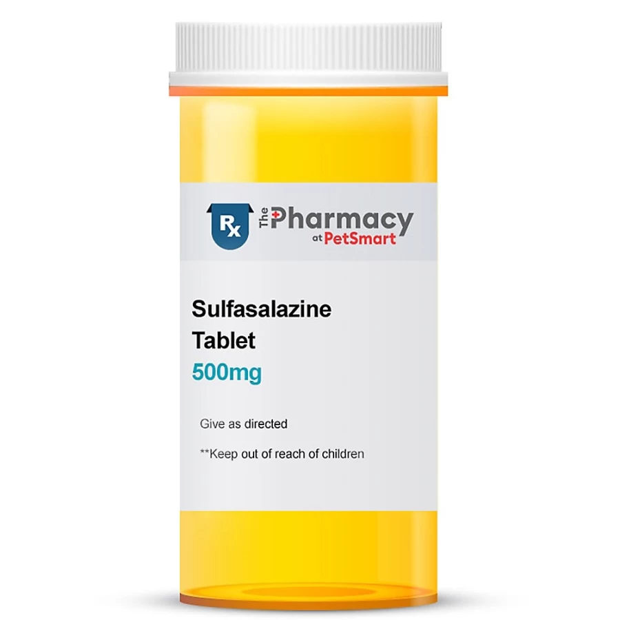 PetSmart Sulfasalazine 500mg Delayed-Release Tablet for Dogs & Cats - Single Dose Medication