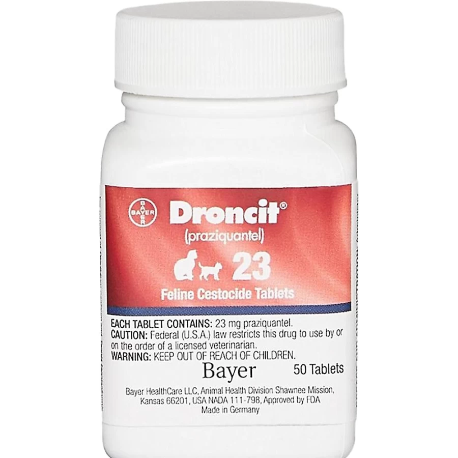 "PetSmart Droncit Feline 23mg Cat Dewormer Tablet - Single Dose for Tapeworms"