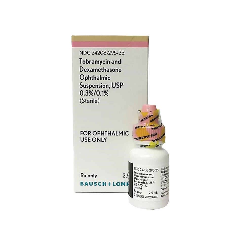 PetSmart Tobramycin Dexamethasone Ophthalmic Suspension 0.3% 0.1% Eye Drops for Infections