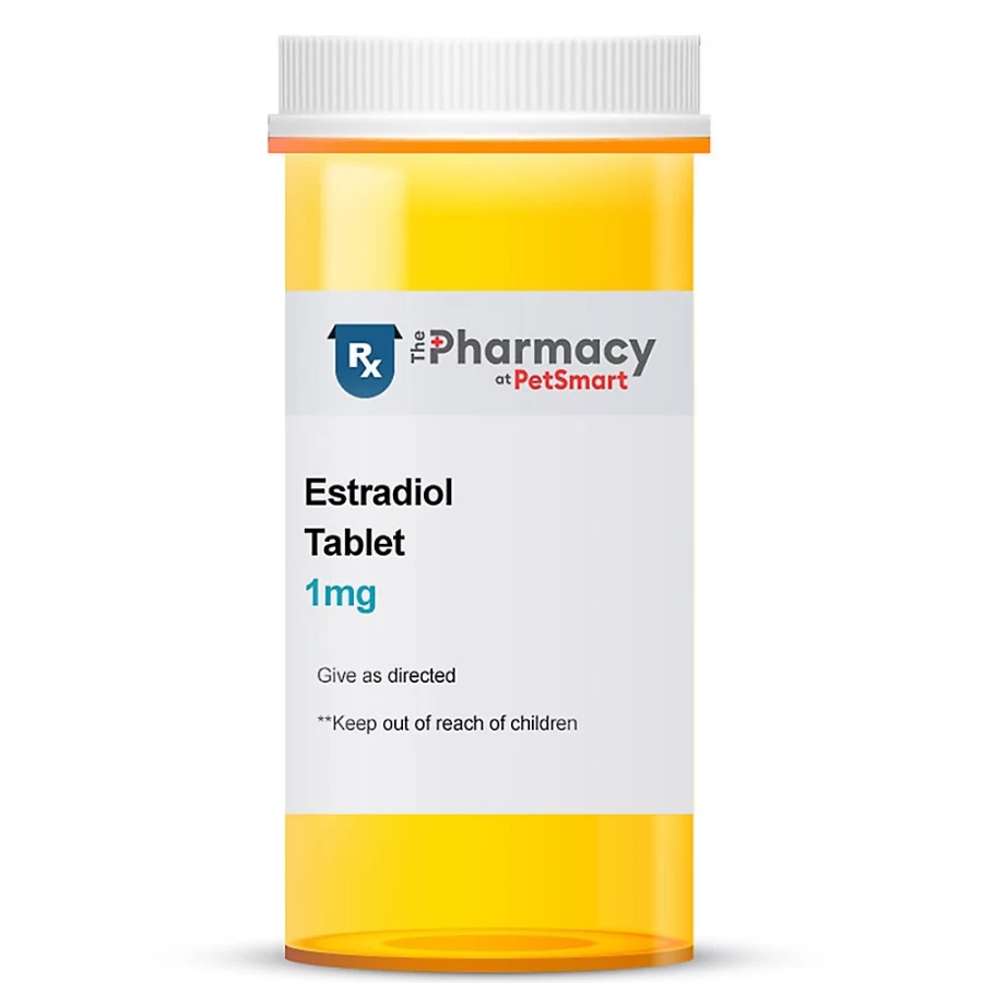 PetSmart Estradiol 1 mg Tablet - Single Dose Hormone Therapy Medication