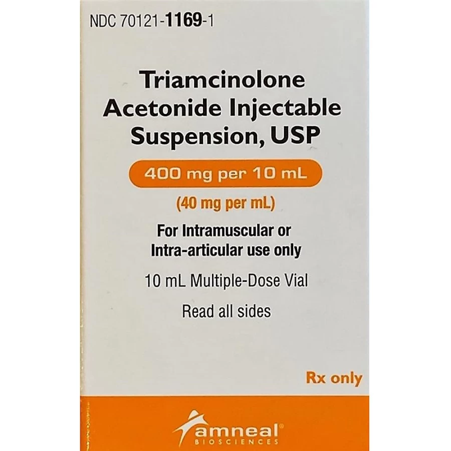 PetSmart Triamcinolone Acetonide 400 mg Injectable Suspension (10 mL Vial) - USP Veterinary Steroid Solution