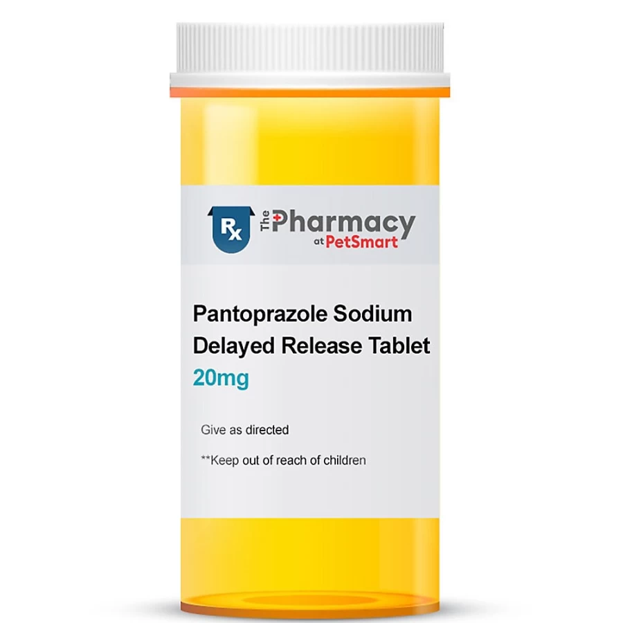 PetSmart Pantoprazole Sodium Delayed Release Tablets 20 mg & 40 mg - Single Dose Acid Reducer