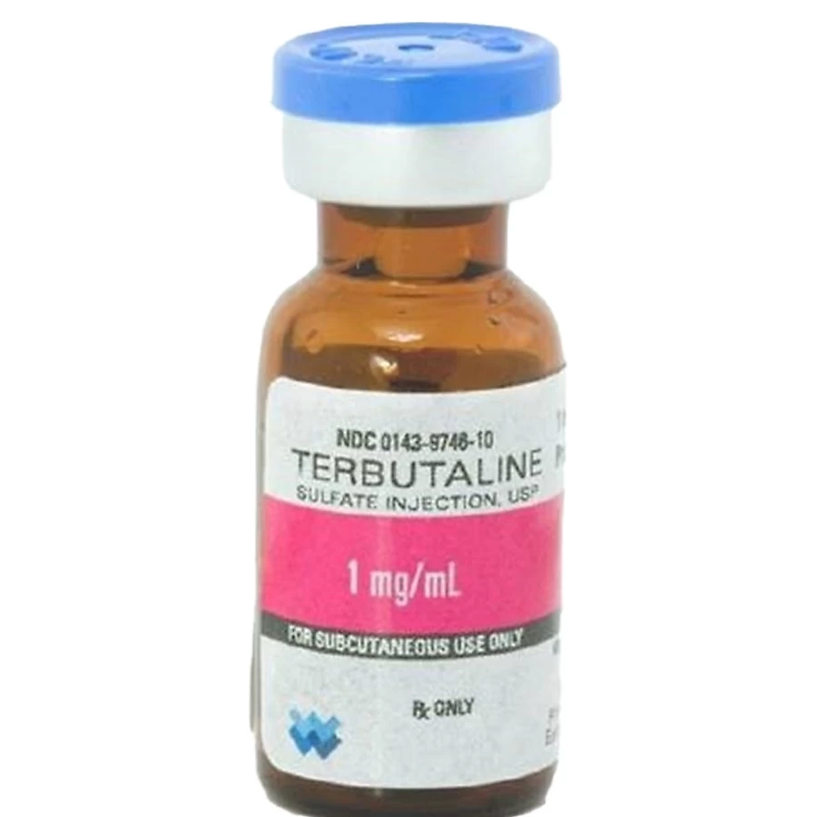 PetSmart Terbutaline Sulfate 1mg/ml Injectable Solution, 1ml Single-Dose Vial for Veterinary Use