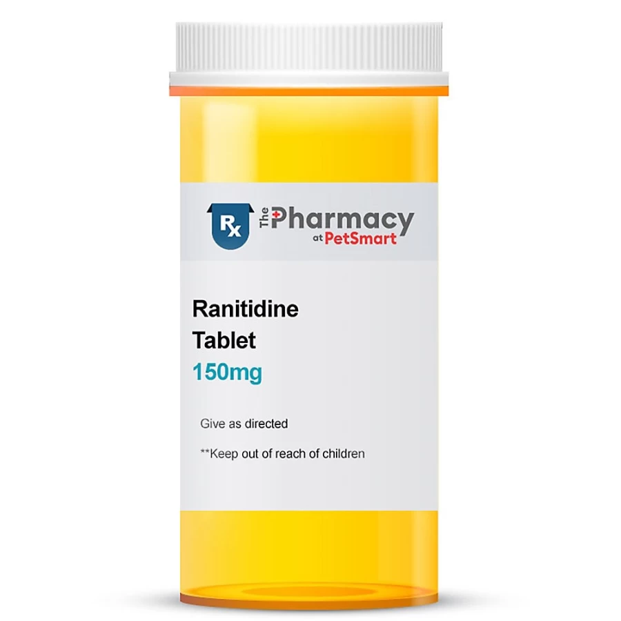 PetSmart Ranitidine HCl Acid Reducer Tablets - 150 mg & 300 mg Dosage for Heartburn Relief
