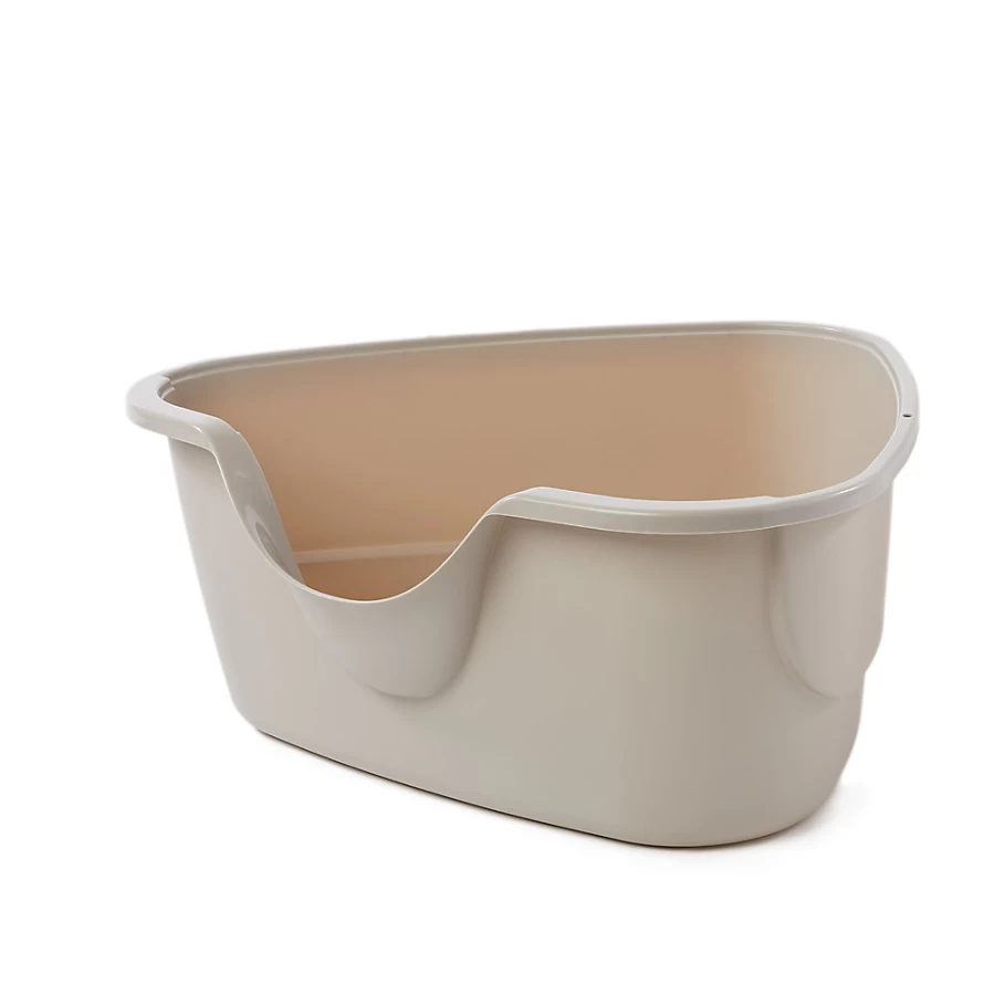 PetSmart ExquisiCat High-Sided Corner Litter Box for Cats – Large, Durable & Easy to Clean