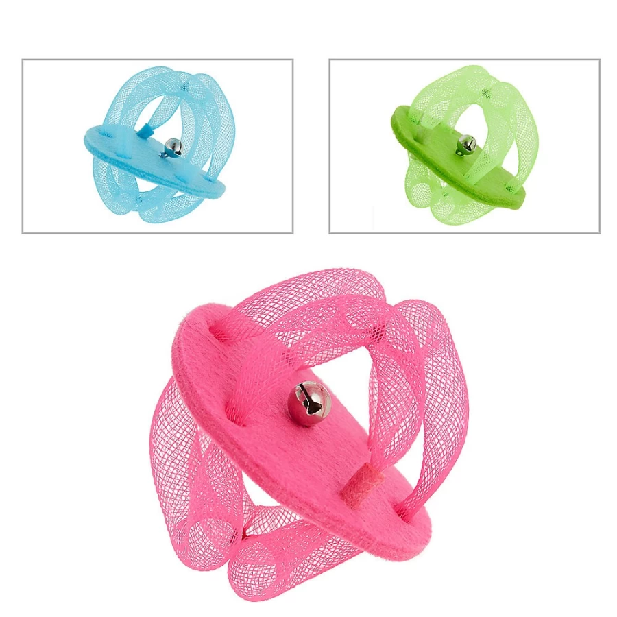 PetSmart Whisker City Color-Varying Ball with Bell Cat Toy for Playful Kittens