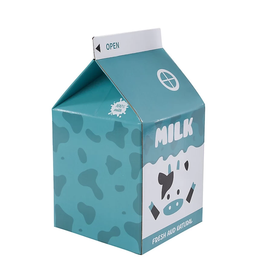 PetSmart Whisker City Corrugated Cardboard Cat Scratcher - Milk Carton Design