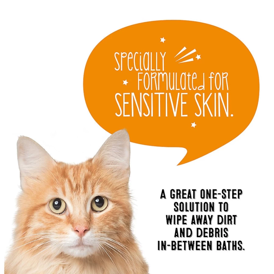 PetSmart Whisker City Scented Gentle Cat Wipes - 100 Count, Fragrant & Soft Cleaning Wipes for Cats