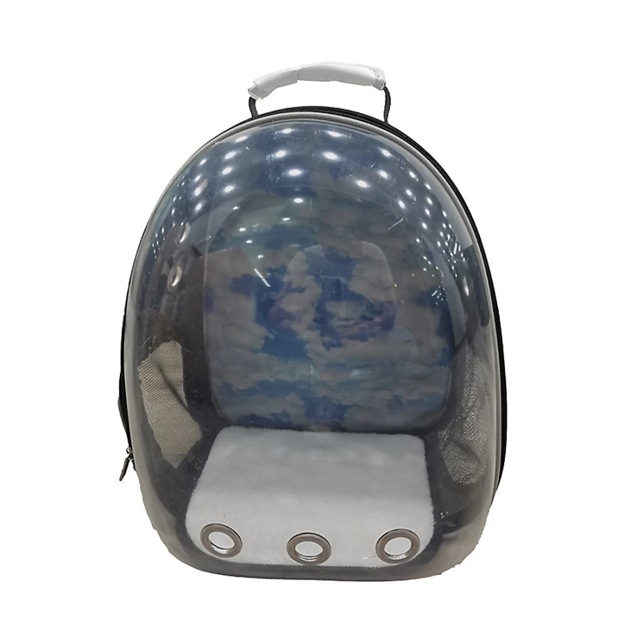 PetSmart PortoPet Gemini Airline-Approved Bubble Backpack Carrier for Dogs and Cats - Travel-Friendly Pet Carrier