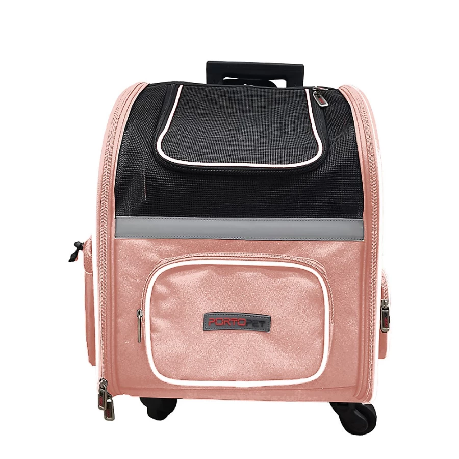 PetSmart PortoPet Tuscany Rolling Travel Backpack with Extending Handle - Airline Approved Carry-On Luggage