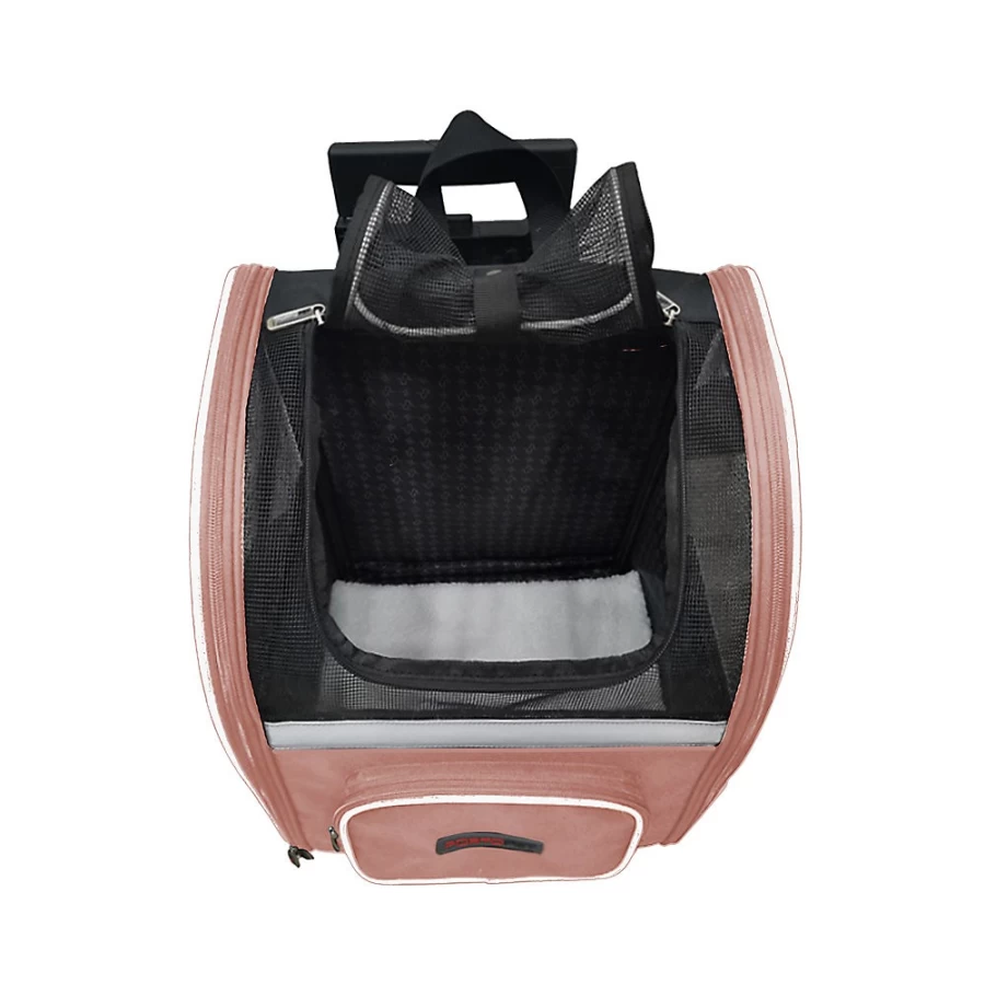 PetSmart PortoPet Tuscany Rolling Travel Backpack with Extending Handle - Airline Approved Carry-On Luggage