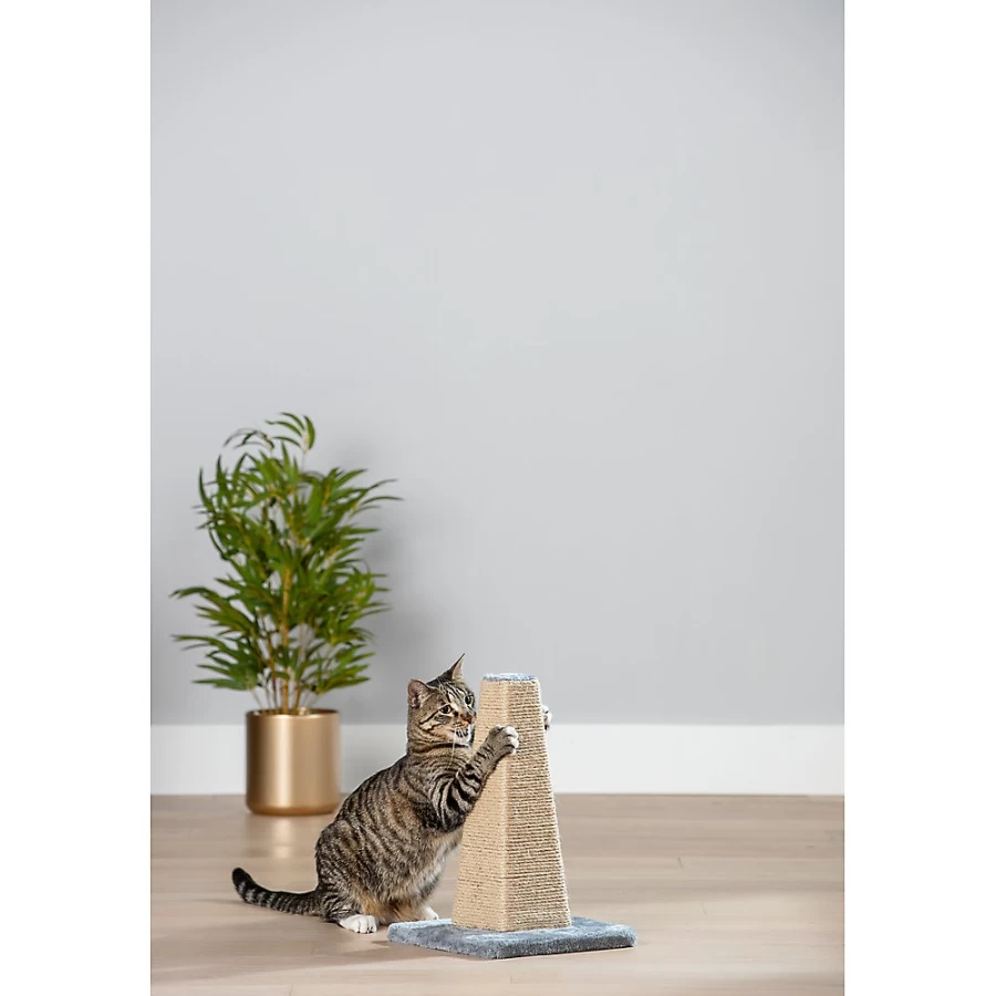 PetSmart Whisker City Jute Peak Cat Scratcher - Durable Natural Jute Scratching Post for Cats