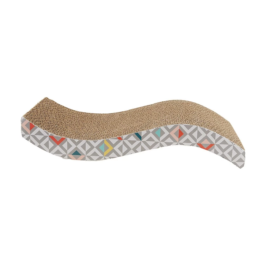 PetSmart Whisker City Corrugated Cardboard Cat Scratcher with Multi-Triangle Design for Indoor Cats