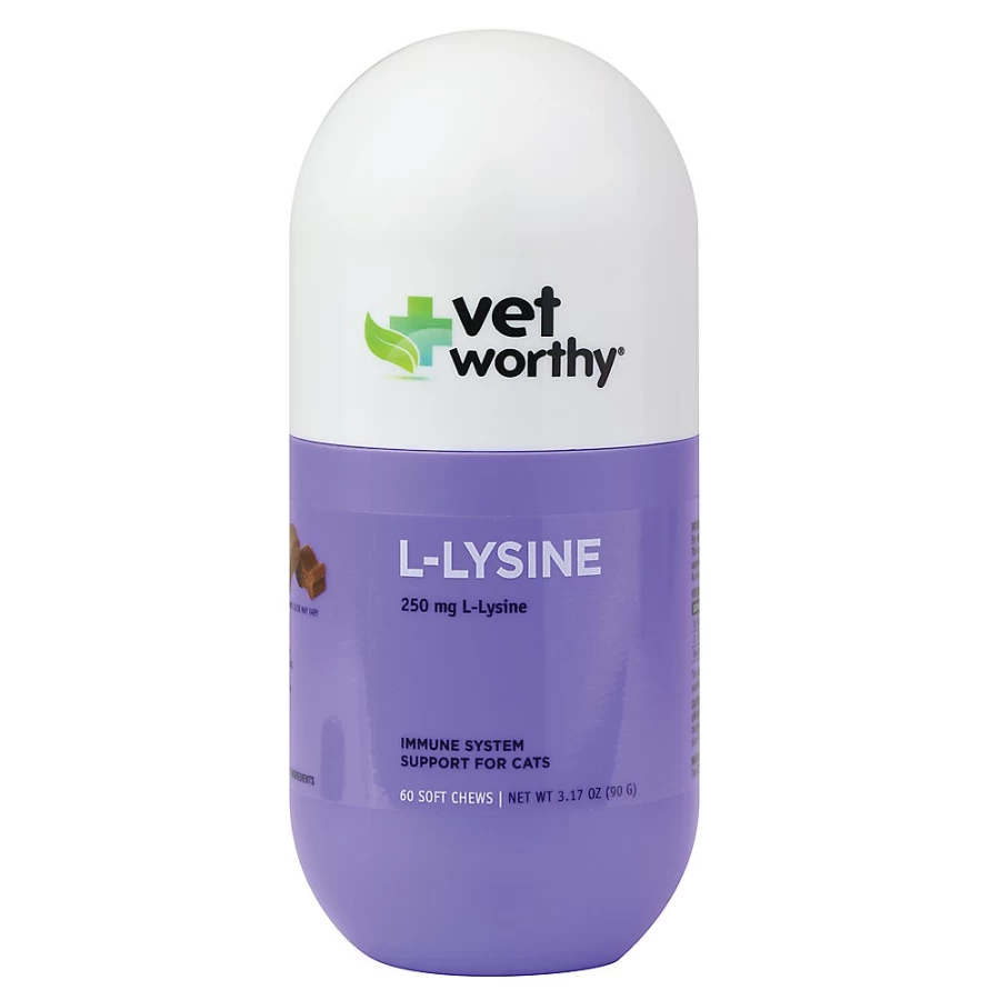 PetSmart Vet Worthy Lysine Soft Chews for Cats - Immune Support & Respiratory Health