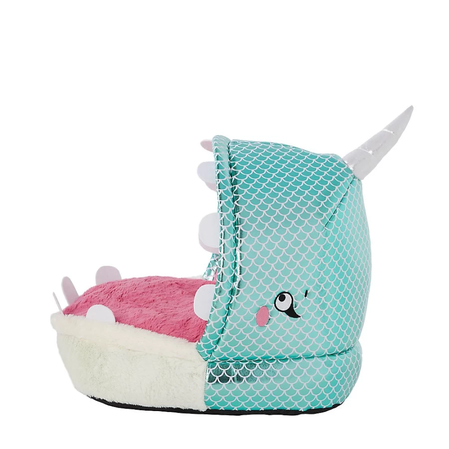 PetSmart Whisker City Elevated Cat Hut - Cozy Narwhal-Themed Pet Bed for Cats