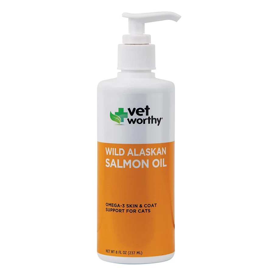 PetSmart Wild Alaskan Salmon Oil for Cats - Vet Worthy Omega-3 Skin & Coat Supplement