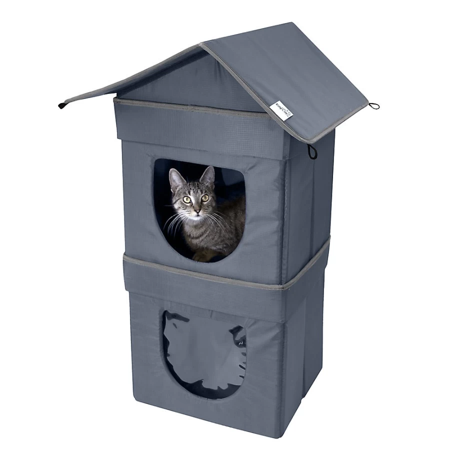 PetSmart Insulated Outdoor Cat House - Kitty City Weatherproof Cat Condo for All Seasons