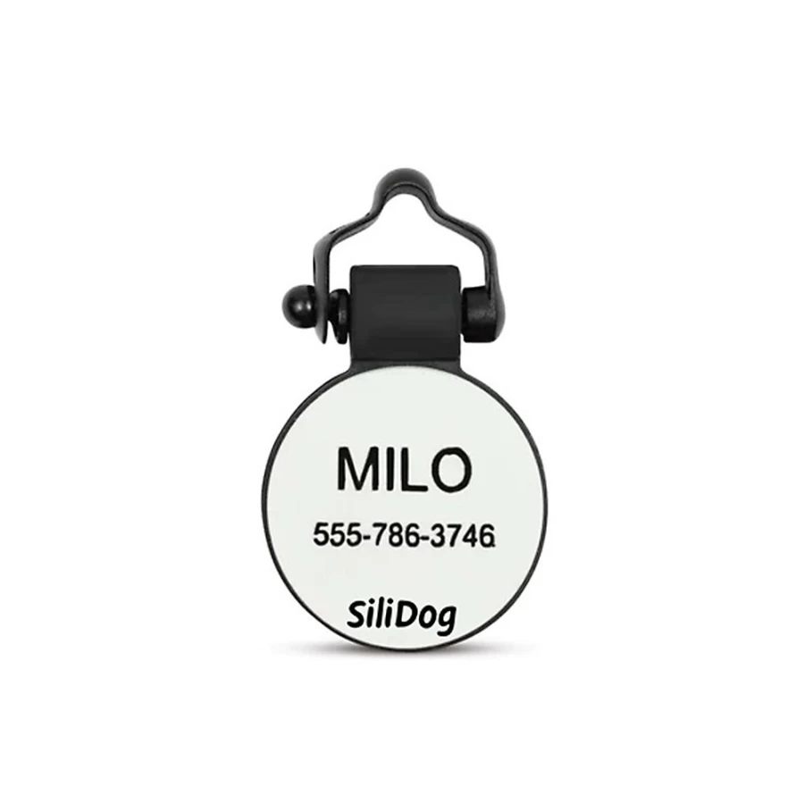 Personalized Silicone Mustache Dog Tag - Silent Pet ID Tag for Dogs & Cats by PetSmart