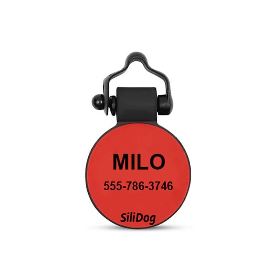 PetSmart Personalized Silicone Flower Dog Tag - Silent ID Tag for Dogs and Cats