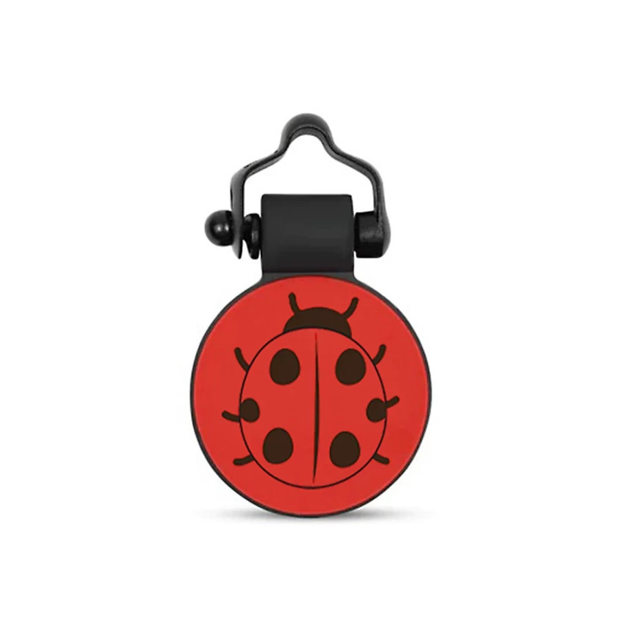 "PetSmart Personalized Silicone Ladybug Dog Tag - Silent ID Tag for Dogs and Cats by SiliDog"