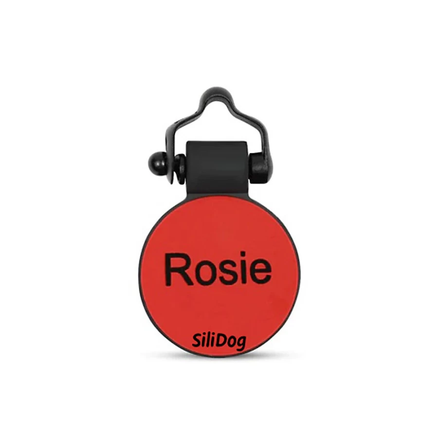 "PetSmart Personalized Silicone Ladybug Dog Tag - Silent ID Tag for Dogs and Cats by SiliDog"