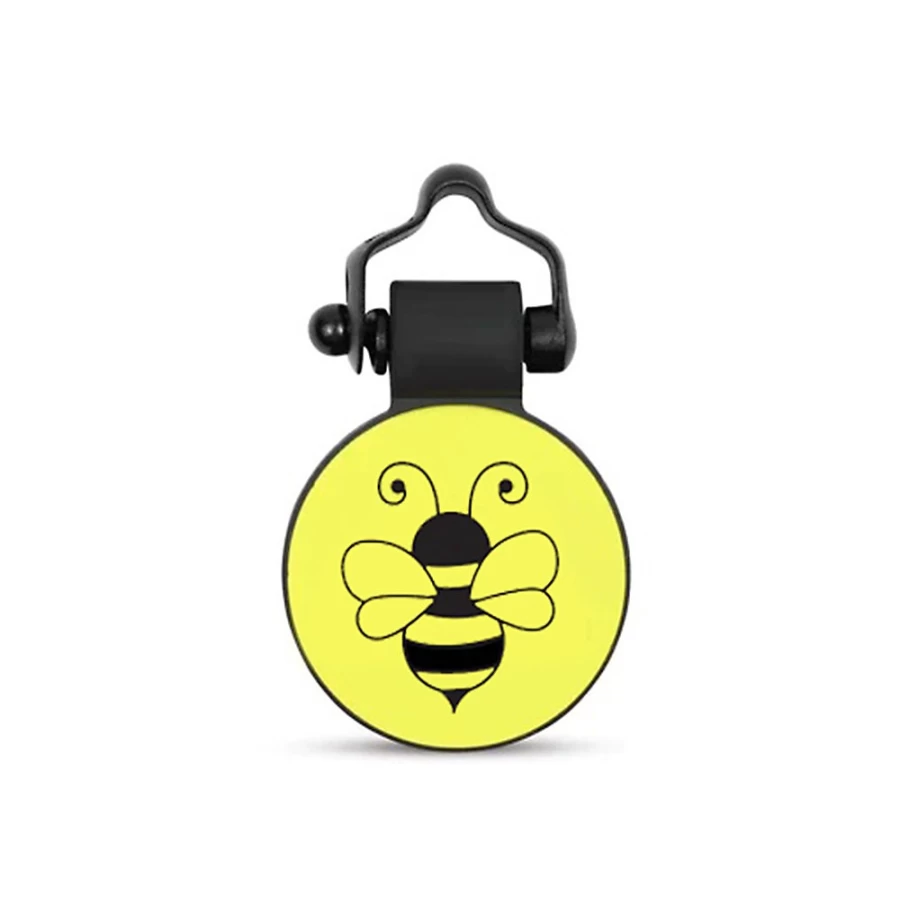 PetSmart Personalized Silicone Dog Tag - Silent ID Tag for Dogs and Cats, Bee Design
