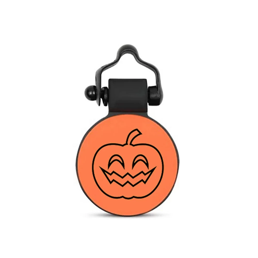 "PetSmart Personalized Silicone Dog Tag - Silent Pumpkin ID Tag for Dogs & Cats by SiliDog"