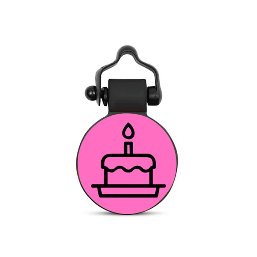 "PetSmart Personalized SiliDog Silent Tag - Custom Cake Birthday ID for Dogs & Cats"