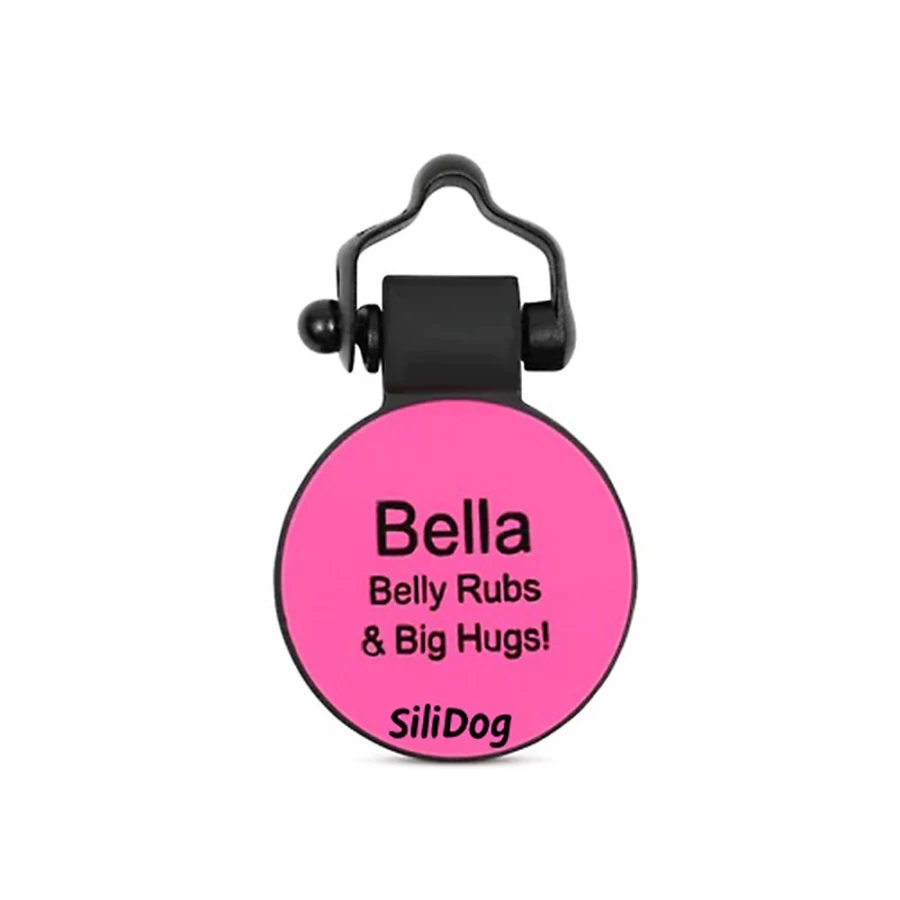 "PetSmart Personalized SiliDog Silent Tag - Custom Cake Birthday ID for Dogs & Cats"