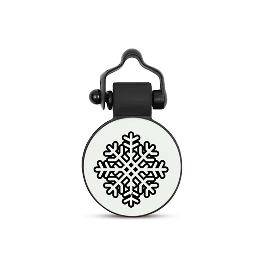 PetSmart Personalized Silicone Snowflake Dog Tag - Silent ID Tag for Dogs and Cats - SiliDog Collection