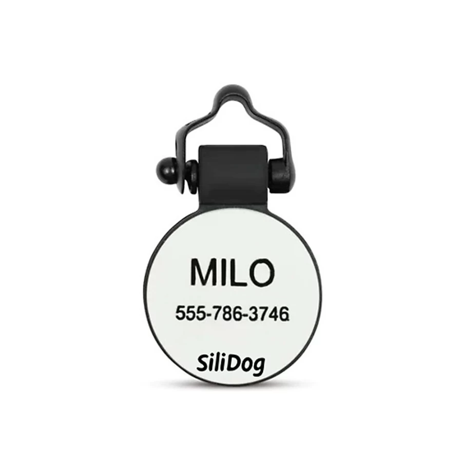PetSmart Personalized Silicone Snowman Dog Tag - Silent ID Tag for Dogs and Cats by SiliDog
