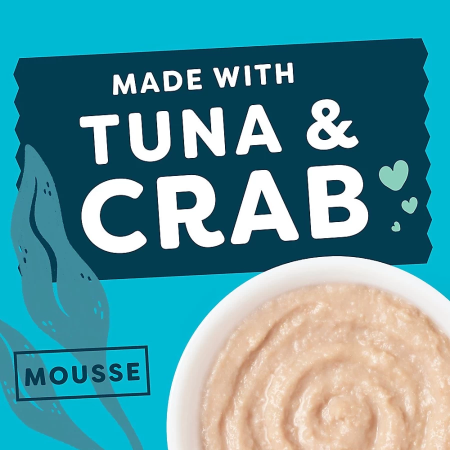 PetSmart Viva La Kitty Grain-Free Mousse Cat Treats for Cats - Delicious Soft Texture
