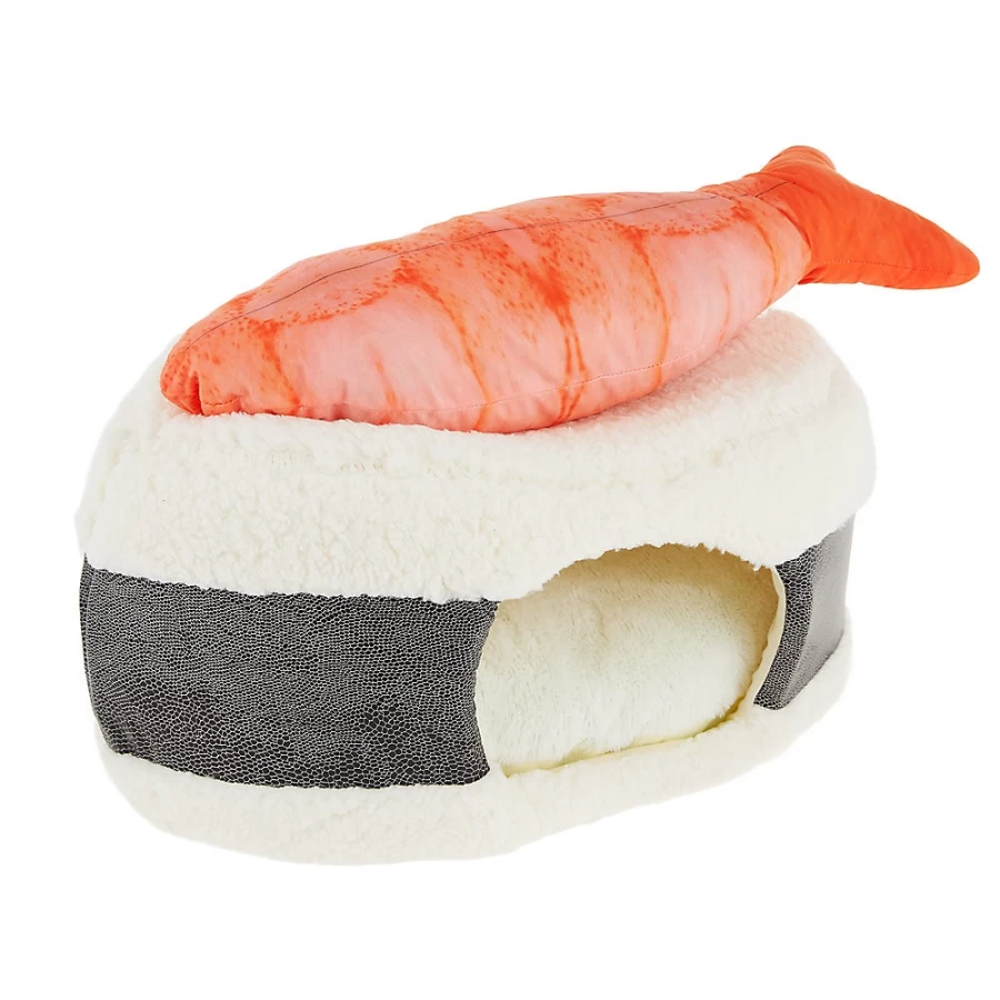 PetSmart Whisker City Sushi-Themed Cat Bed - Cozy Cat Hut for Indoor Cats