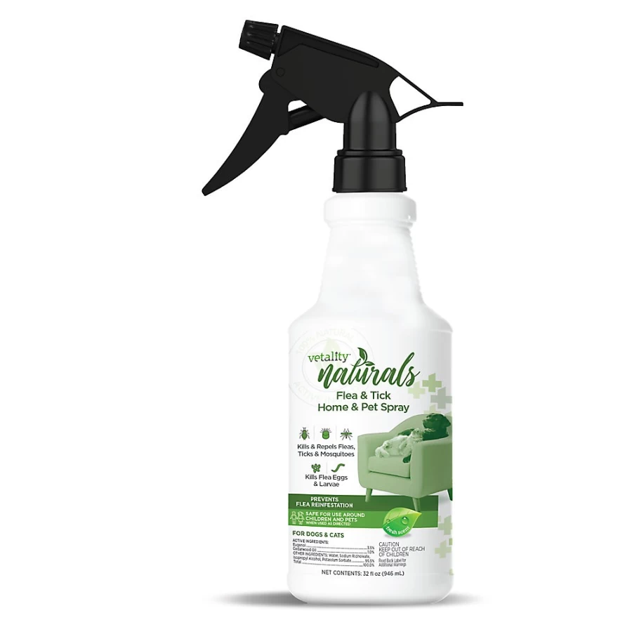 PetSmart Vetality Naturals Flea & Tick Control Spray for Dogs & Cats – Home Pet Protection
