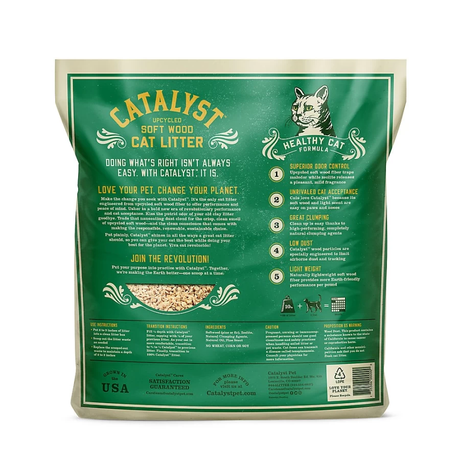 PetSmart Scented Upcycled Wood Cat Litter - Natural Clumping, Low Dust, Lightweight, Eco-Friendly