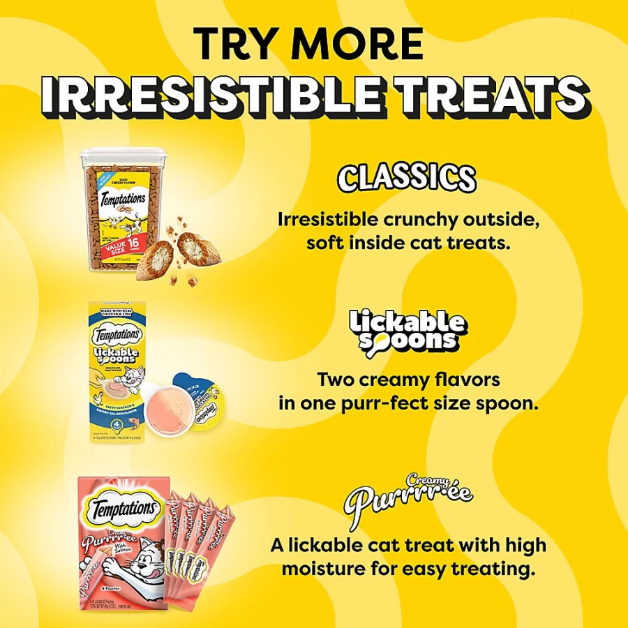 PetSmart Temptationstrade Mixups Adult Cat Treat with Catnip - Irresistible Catnip Fever Flavor