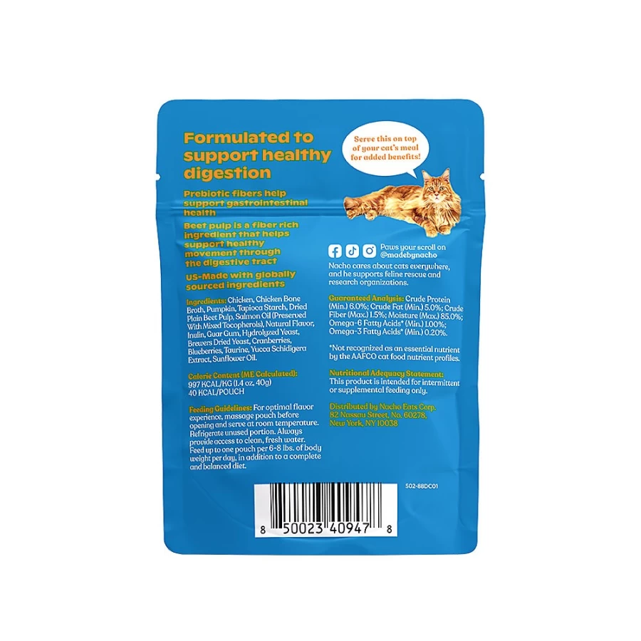 PetSmart Chicken Bone Broth Digestive Support Cat Meal Topper - Made By Nachotrade