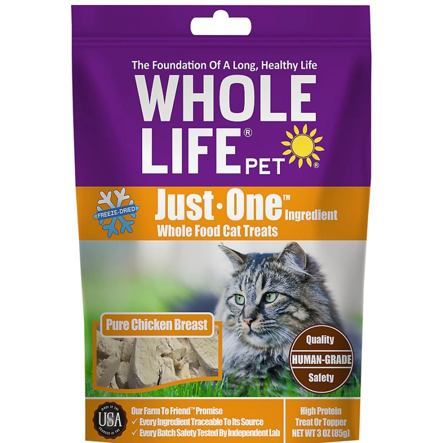 PetSmart Freeze Dried Chicken Cat Treats - Single Ingredient, High Protein, Grain Free, 3 oz