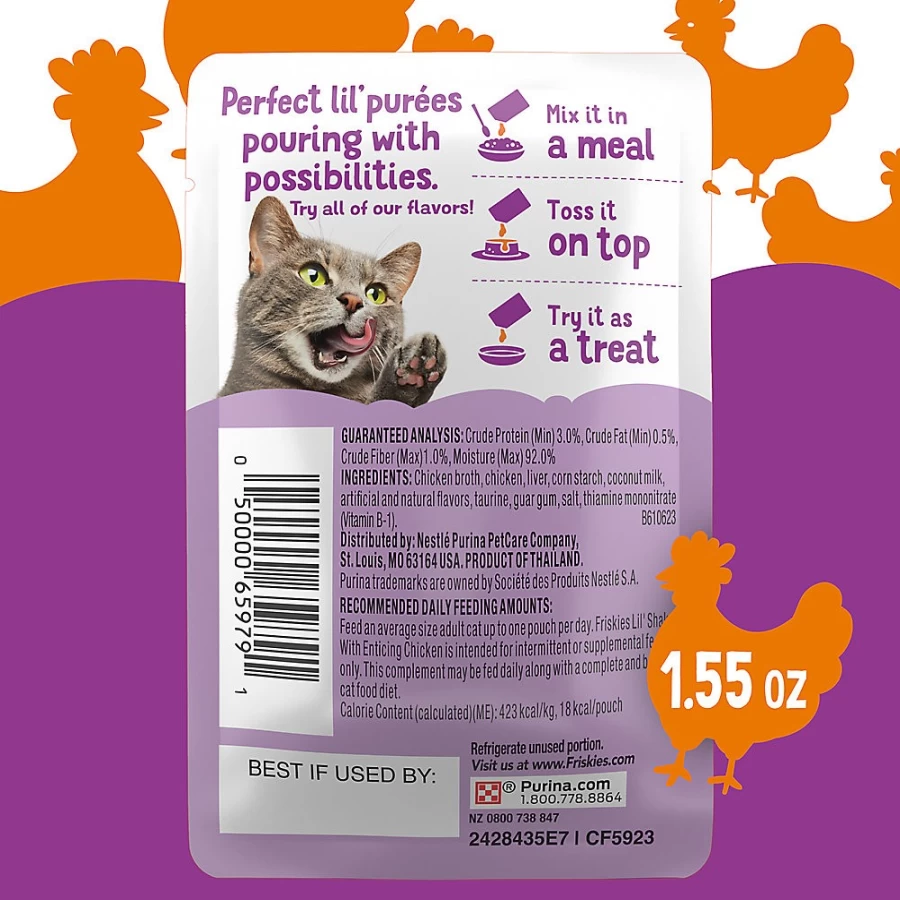 PetSmart Purina Friskies Lil' Shakes Chicken Flavor Cat Treats for Cats