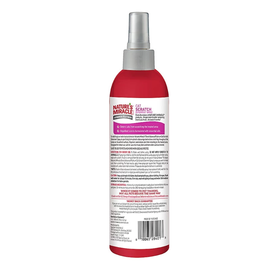 PetSmart Advanced Platinum Cat Scratch Deterrent Spray by Nature's Miracle