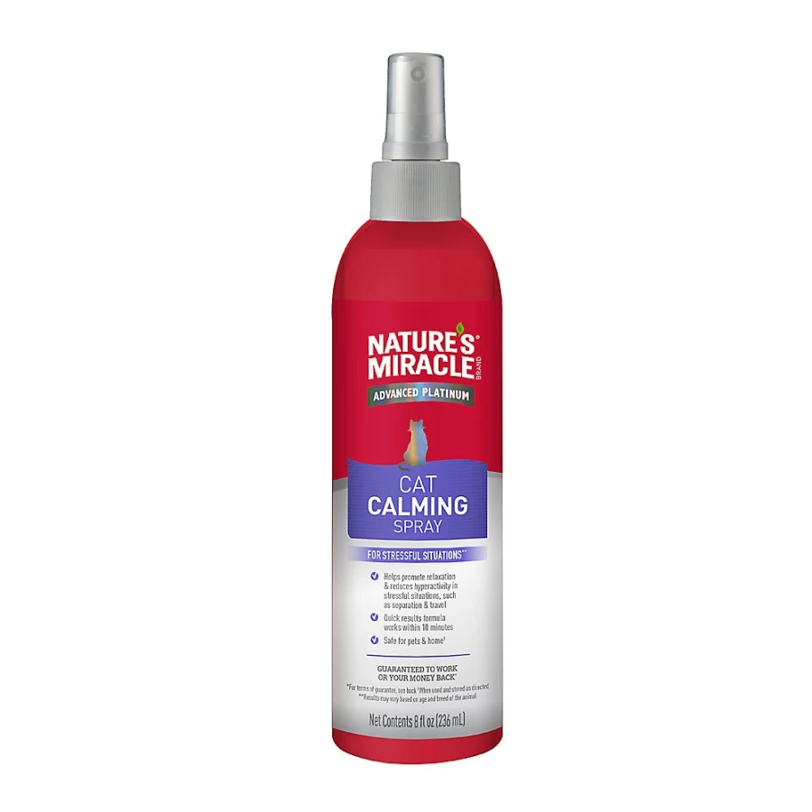 PetSmart Nature's Miracle Advanced Platinum Cat Calming Spray for Stress Relief & Anxiety Control