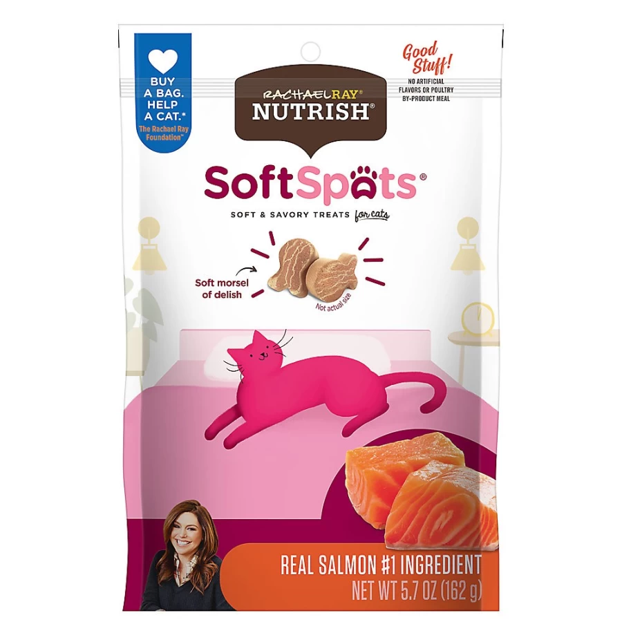 PetSmart Rachael Ray Nutrish Salmon Flavor Adult Cat Treats for Healthy Skin & Coat