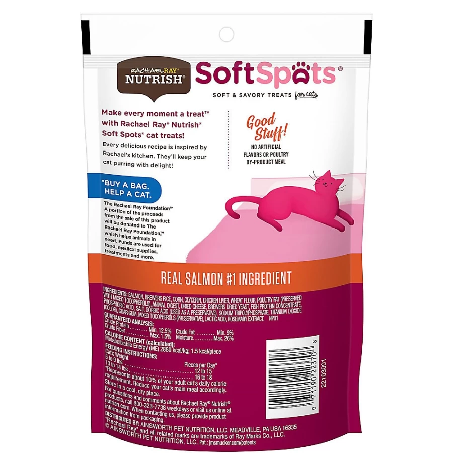 PetSmart Rachael Ray Nutrish Salmon Flavor Adult Cat Treats for Healthy Skin & Coat