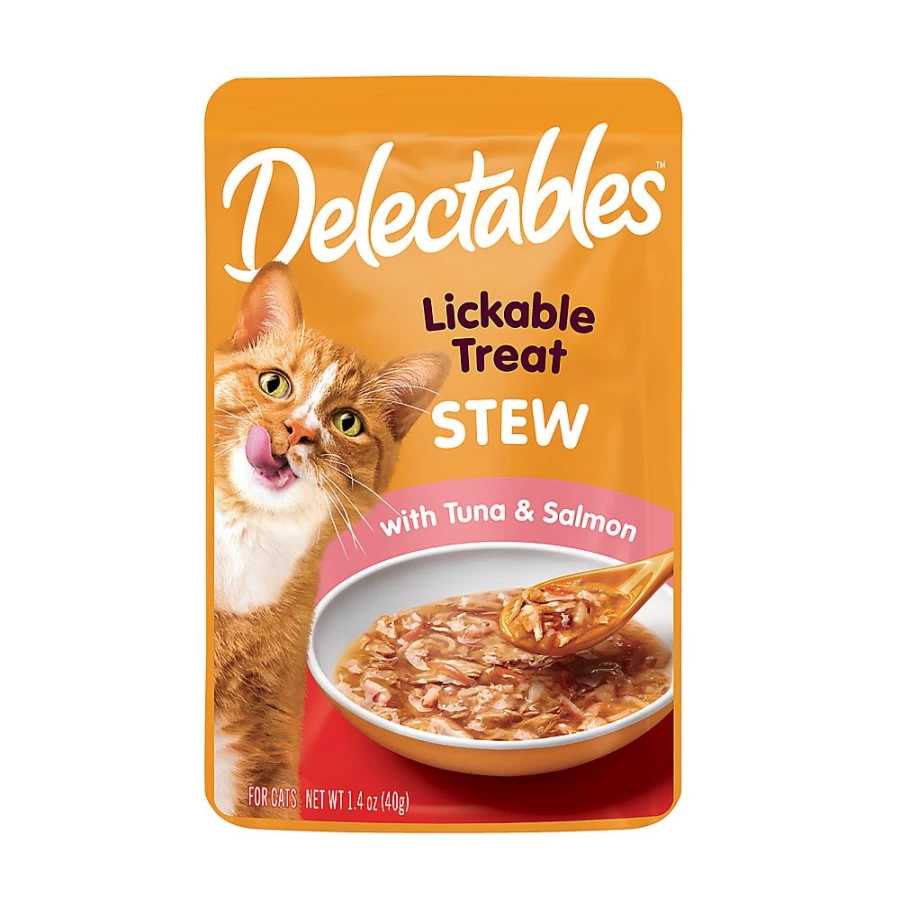 PetSmart Hartz Delectables Stew Wet Cat Treats, 1.4 oz Pouch, Tasty & Irresistible Flavor for Cats