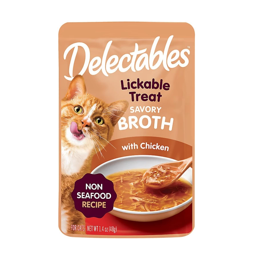 PetSmart Hartz Delectables Savory Broths Chicken-Flavored Liquid Cat Treats