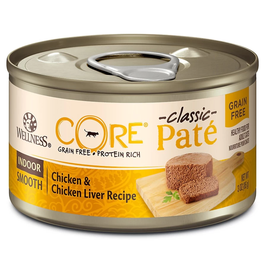 PetSmart Wellness CORE Grain-Free Natural Indoor Adult Cat Food - 3 oz, High Protein Dry Kibble