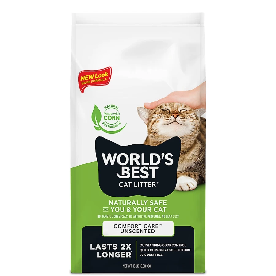 PetSmart Natural Clumping Corn Cat Litter - Unscented, Low Dust, Lightweight for Multi-Cat Households