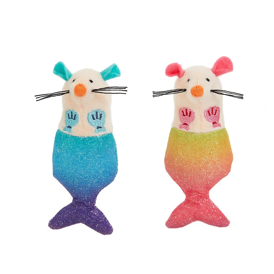 PetSmart Whisker City Mermouse Cat Toy 2-Pack - Interactive Cat Toys for Play & Exercise
