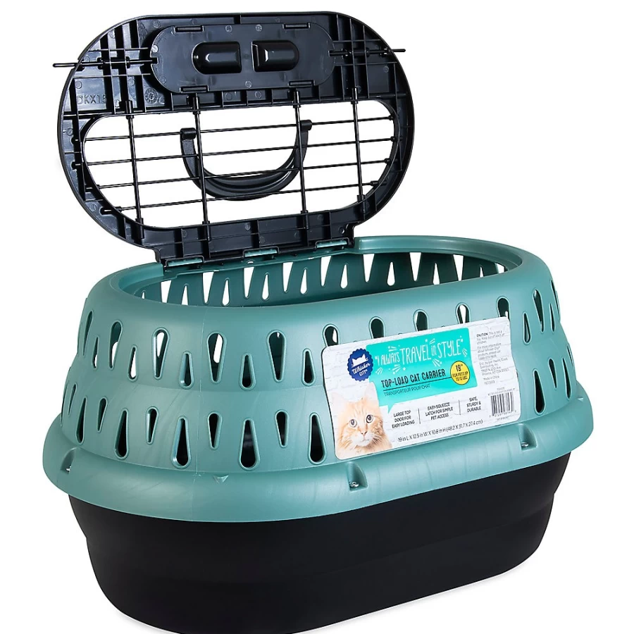 PetSmart Whisker City Top-Load Cat Carrier Kennel for Safe & Comfortable Travel